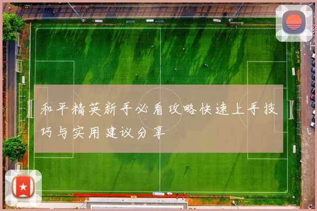 和平精英新手必看攻略快速上手技巧与实用建议分享