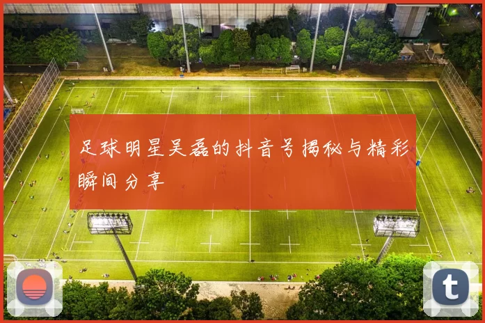 足球明星吴磊的抖音号揭秘与精彩瞬间分享